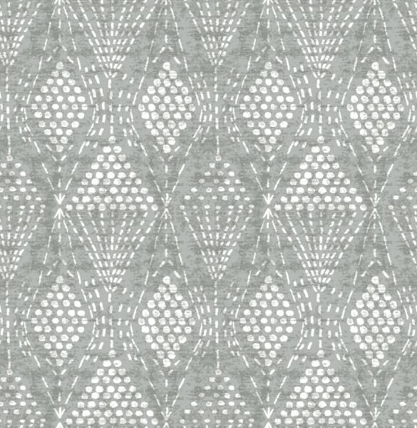 a street prints Grady Grey Dotted Geometric Wallpaper