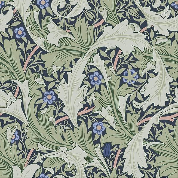 a street prints Granville Green Leafy Vine Wallpaper