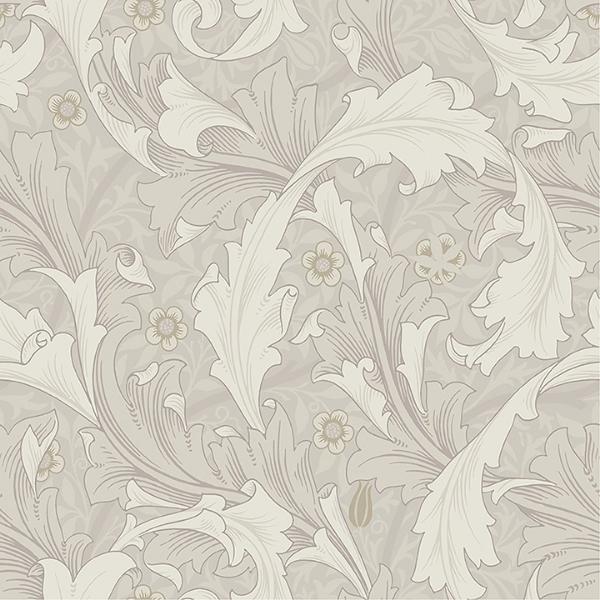 a street prints Granville White Leafy Vine Wallpaper
