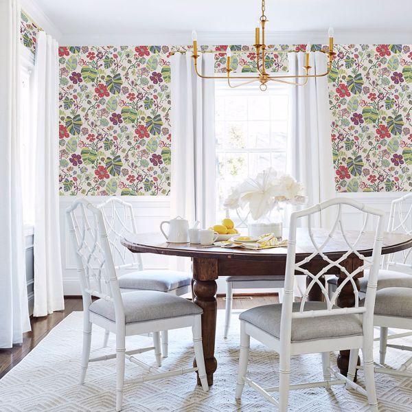 A Street Prints Gwyneth Multicolor Floral Wallpaper