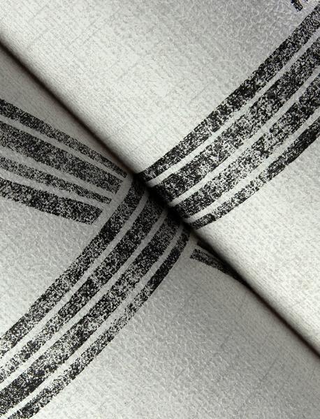 A Street Prints Harlow Black Curved Contours Wallpaper