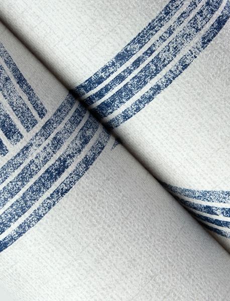 A Street Prints Harlow Indigo Curved Contours Wallpaper