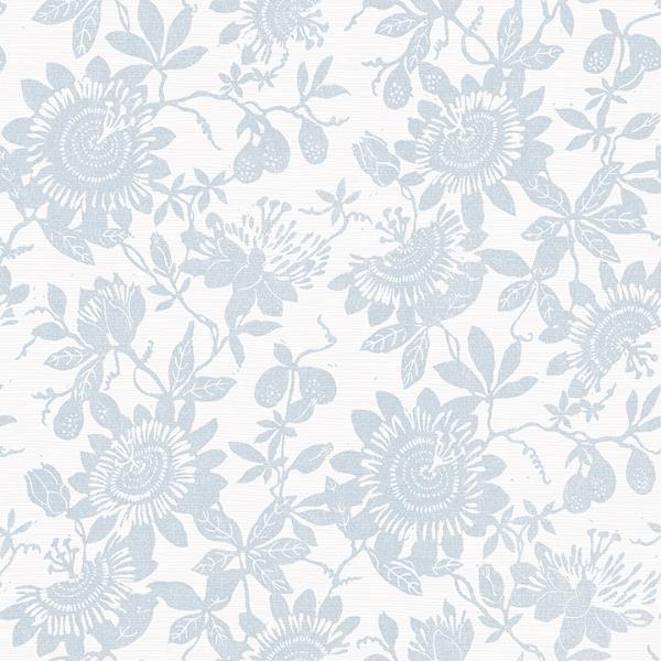 a street prints Helen Light Blue Floral Trail Wallpaper