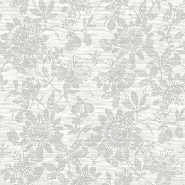 a street prints Helen Light Grey Floral Trail Wallpaper