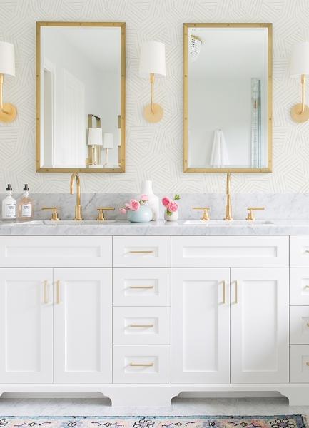 A Street Prints Helene Pearl Geometric Lines Wallpaper