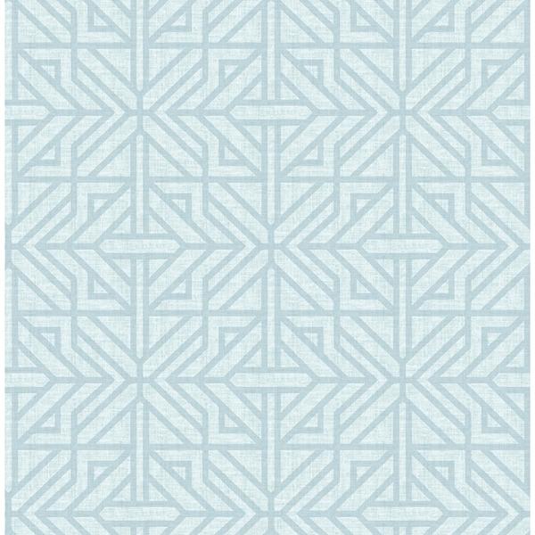 a street prints Hesper Sky Blue Geometric Wallpaper