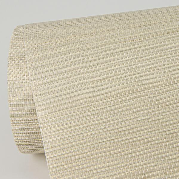 A Street Prints Hetao Cream Sisal Grasscloth Fine Woven Wallpaper