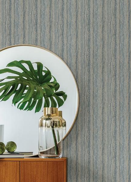 A Street Prints Hilton Blue Marbled Paper Wallpaper