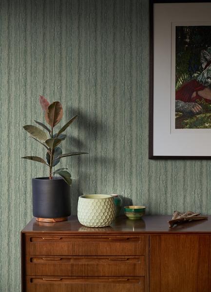 A Street Prints Hilton Green Marbled Paper Wallpaper