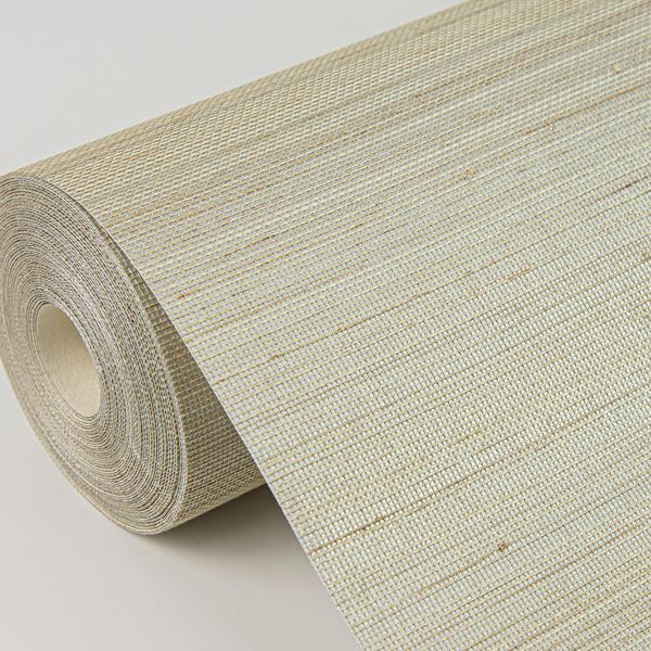 A Street Prints Hiromi Champagne Abaca Grasscloth Wallpaper