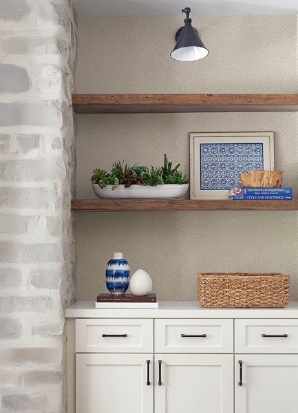 A Street Prints Hollenback Ivory Dotted Abstract Wallpaper