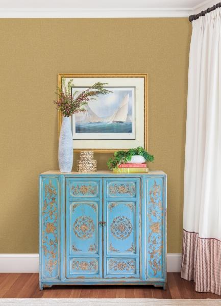 A Street Prints Huiqing Khaki Geometric Weave Wallpaper