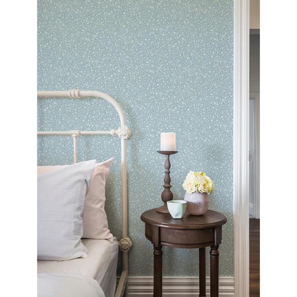 A Street Prints Hummelvik Blue Daisy Trail Wallpaper