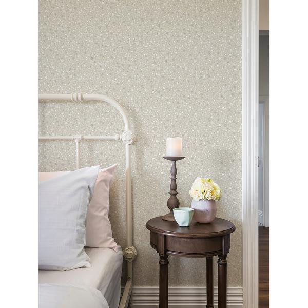 A Street Prints Hummelvik Light Grey Daisy Trail Wallpaper