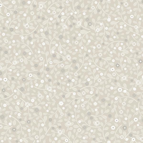 a street prints Hummelvik Light Grey Daisy Trail Wallpaper