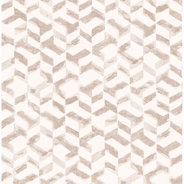 a street prints Instep Rose Gold Abstract Geometric Wallpaper