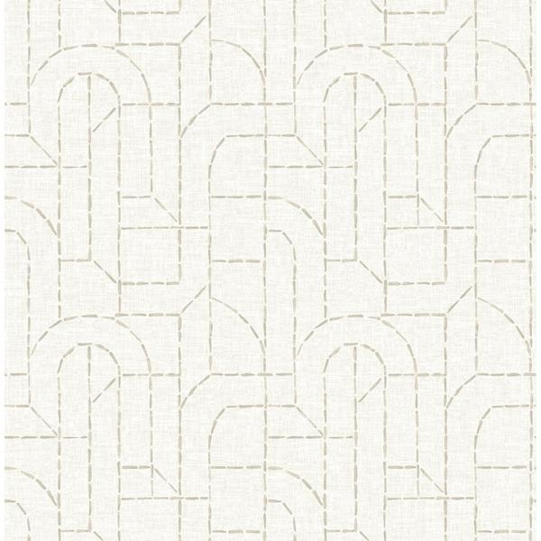 a street prints Integrity Dove Arched Outlines Wallpaper