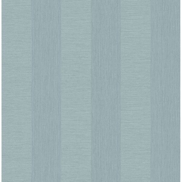 a street prints Intrepid Aqua Faux Grasscloth Stripe Wallpaper