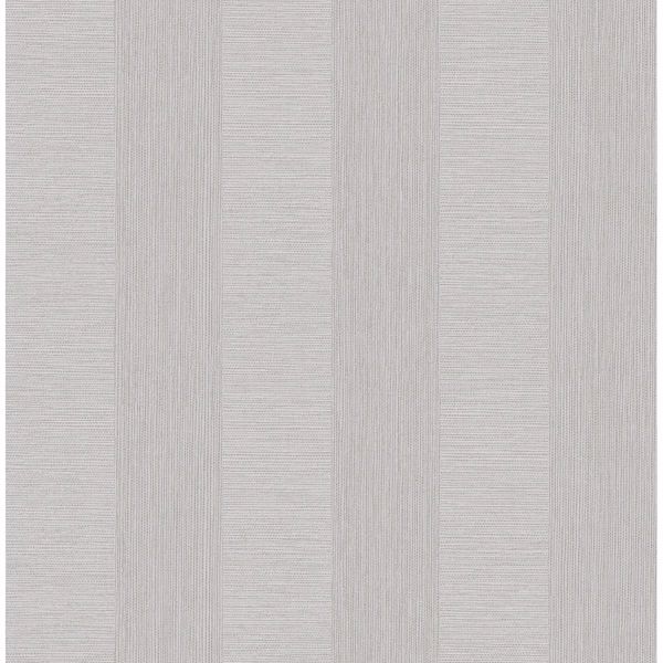 a street prints Intrepid Light Grey Faux Grasscloth Stripe Wallpaper