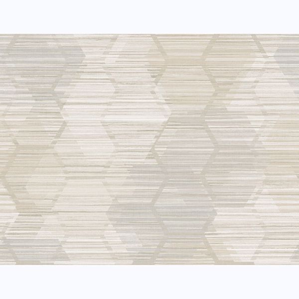 a street prints Jabari Beige Geometric Faux Grasscloth Wallpaper