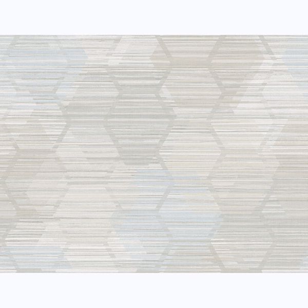 a street prints Jabari Grey Geometric Faux Grasscloth Wallpaper