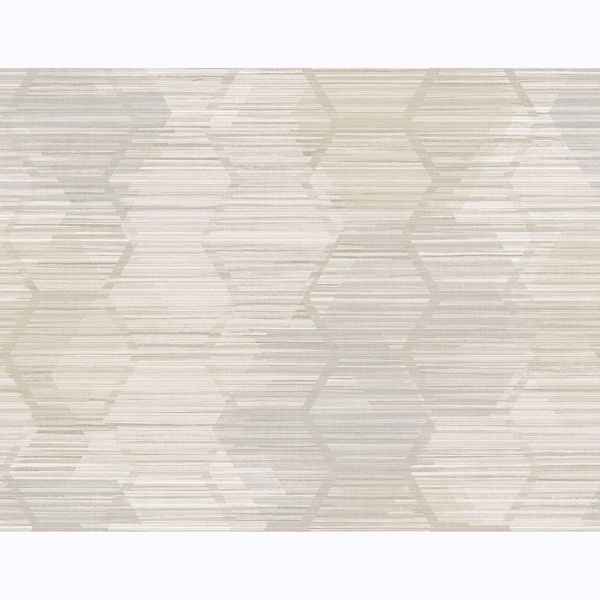 a street prints Jabari Wheat Geometric Faux Grasscloth Wallpaper