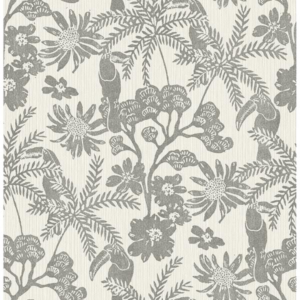 a street prints Jacaranda Stone Tropical Trail Wallpaper