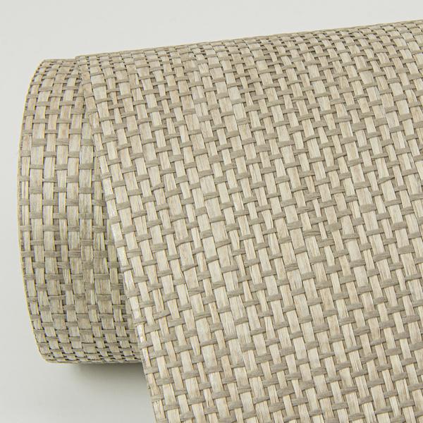 A Street Prints Jia Taupe Paper Weave Grasscloth Wallpaper