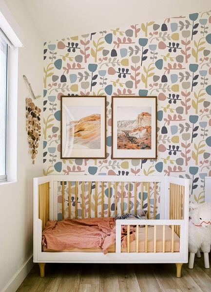 A Street Prints Juni Pastel Abstract Tulips Wallpaper