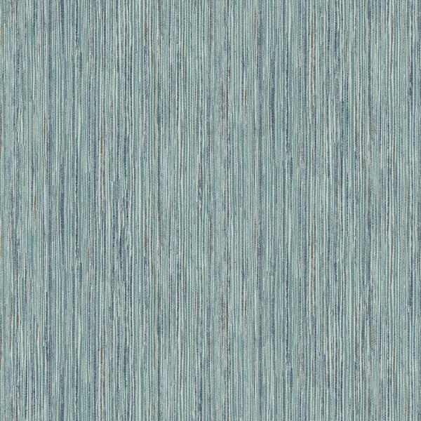 a street prints Justina Teal Faux Grasscloth Wallpaper