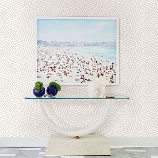 A Street Prints Kaleidoscope Platinum Wallpaper By Sarah Richardson