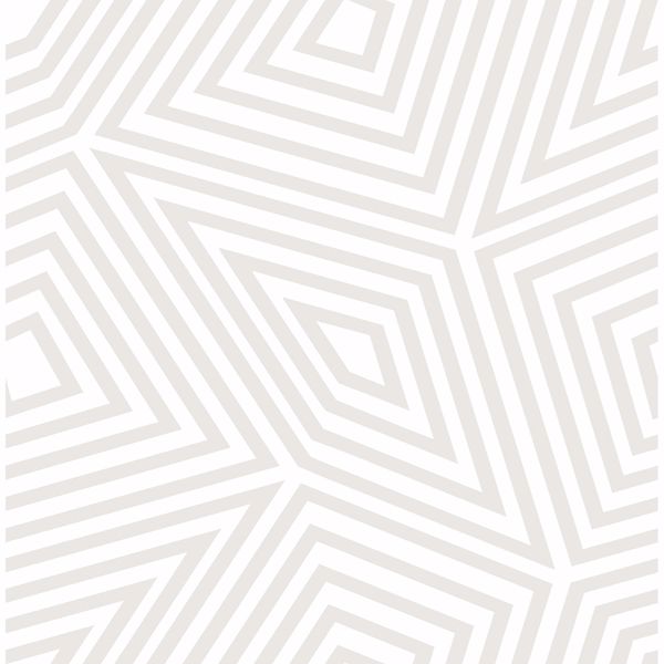 a street prints Kaleidoscope Platinum Wallpaper by Sarah Richardson