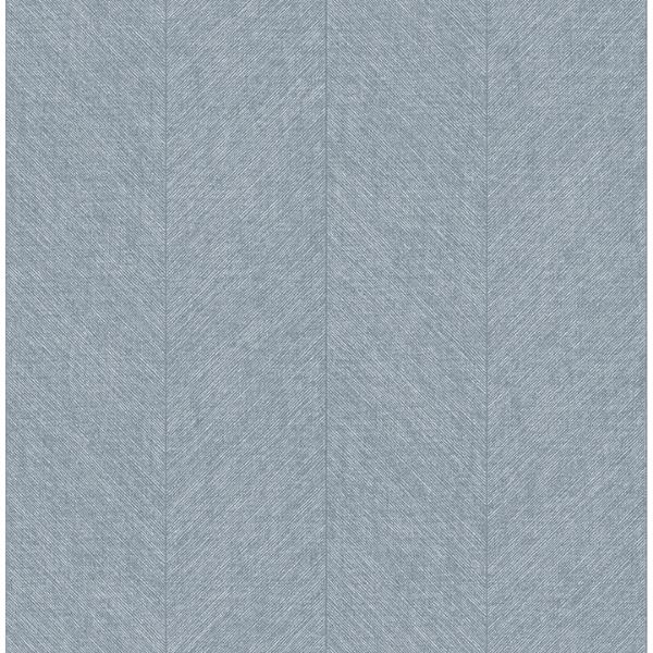 a street prints Kallam Light Blue Chevron Wallpaper