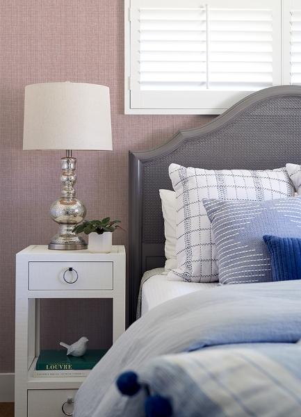 A Street Prints Kantera Pink Fabric Texture Wallpaper