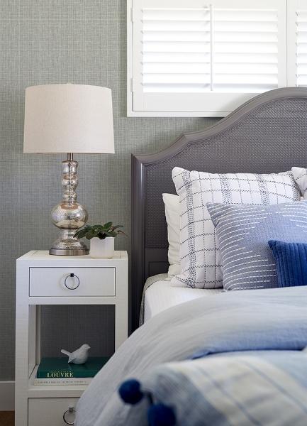 A Street Prints Kantera Turquoise Fabric Texture Wallpaper