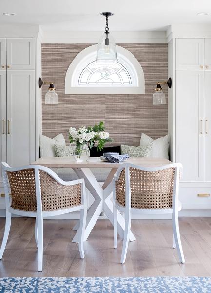 A Street Prints Kenter Burgundy Sisal Wallpaper By Scott Living