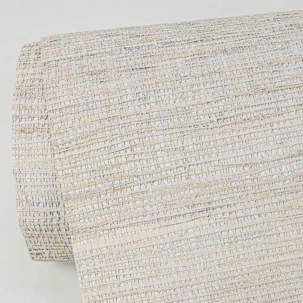 A Street Prints Kira Dove Hemp Grasscloth Wallpaper