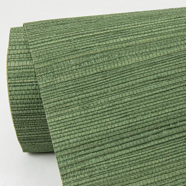 A Street Prints Kira Green Hemp Grasscloth Wallpaper