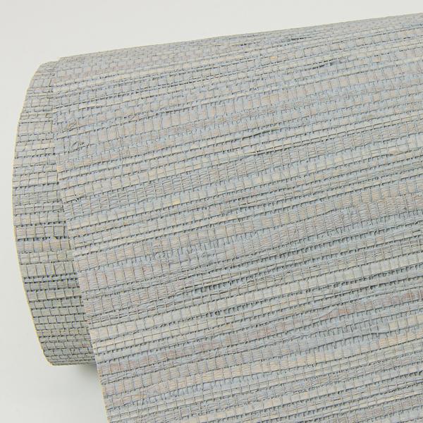 A Street Prints Kira Periwinkle Hemp Grasscloth Wallpaper