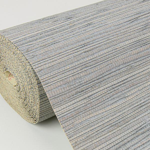 A Street Prints Kira Periwinkle Hemp Grasscloth Wallpaper