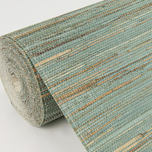 A Street Prints Kira Turquoise Hemp Grasscloth Wallpaper