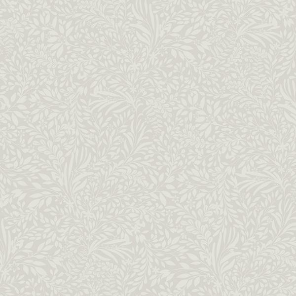 a street prints Kristina Light Grey Botanical Wallpaper
