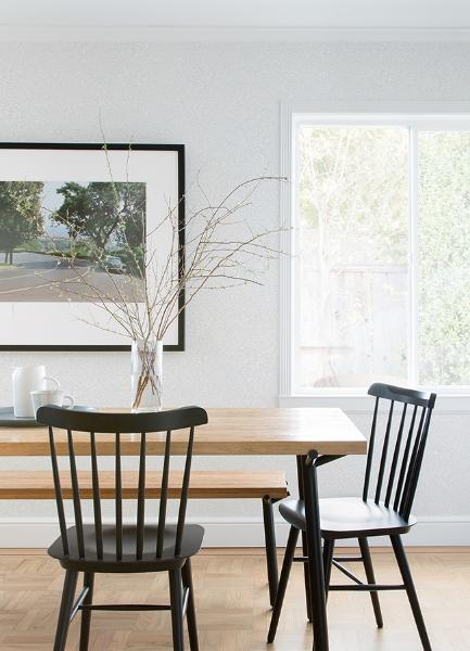 A Street Prints Kristina Off-White Botanical Wallpaper