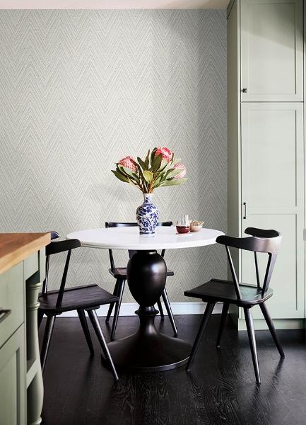 A Street Prints Lainey Neutral Stitched Chevron Wallpaper