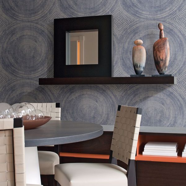 A Street Prints Lalit Light Blue Medallion Wallpaper