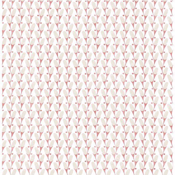 a street prints Landon Pink Abstract Geometric Wallpaper