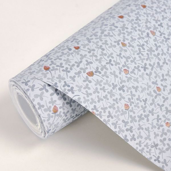 A Street Prints Lark Light Blue Botanical Wallpaper