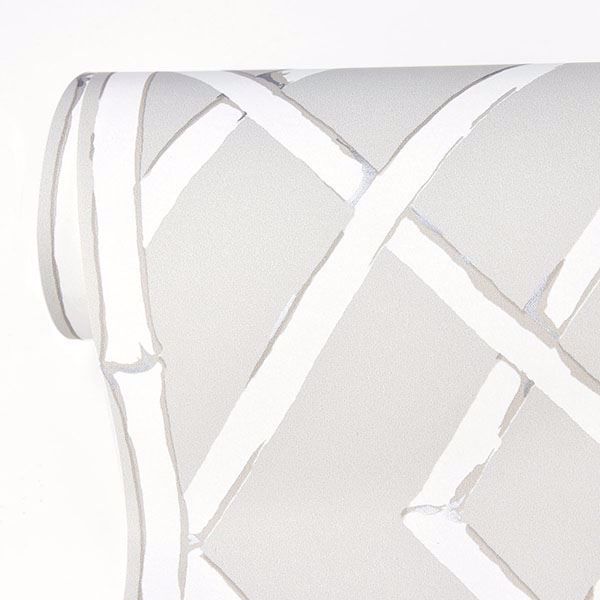 A Street Prints Latticework Platinum Wallpaper By Sarah Richardson