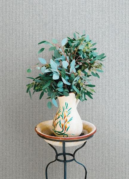 A Street Prints Lawndale Blue Textured Pinstripe Wallpaper