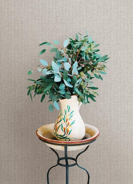 A Street Prints Lawndale Lavender Textured Pinstripe Wallpaper